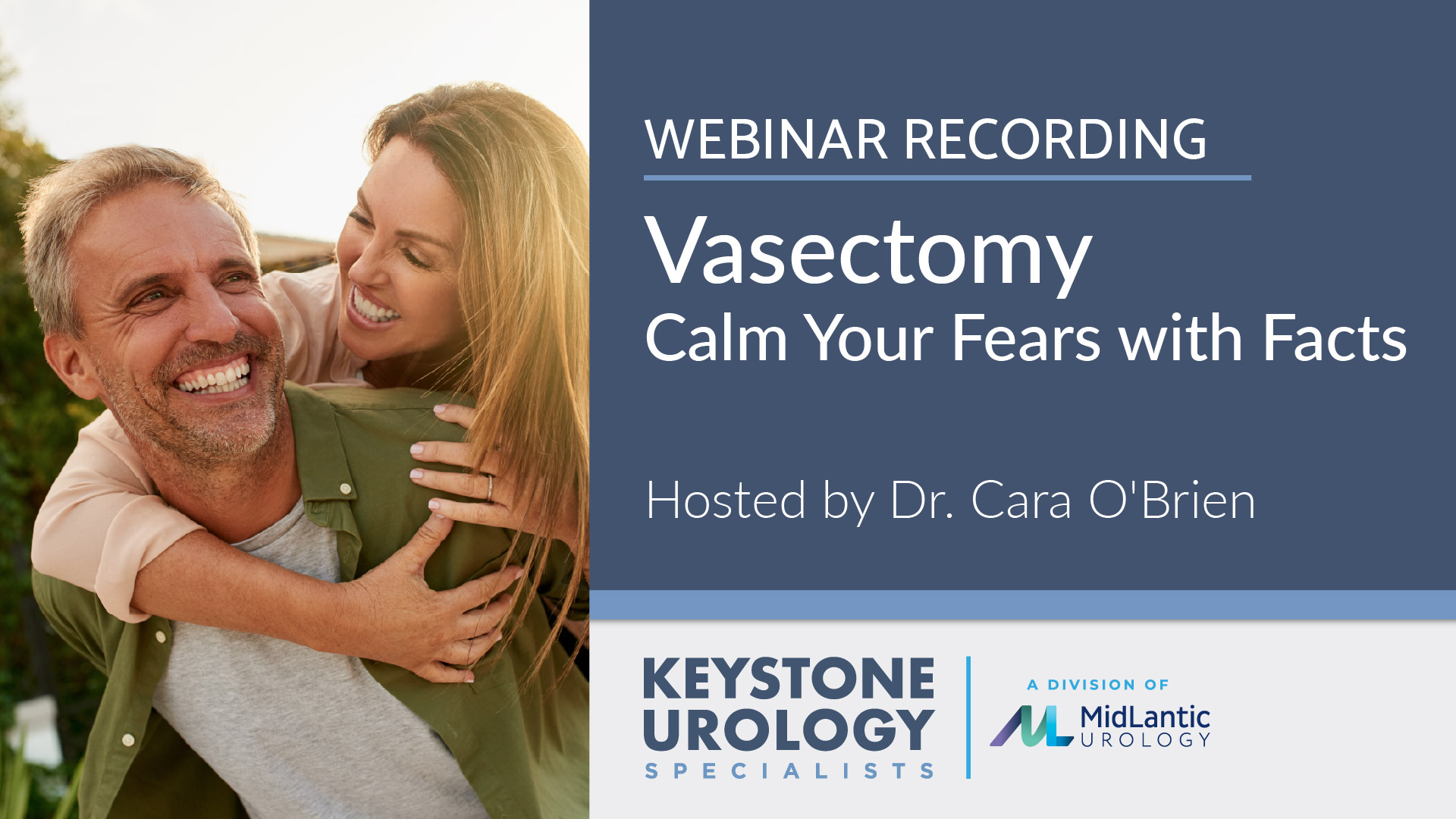 Keystone Urology Webinar Vasectomy with Dr. O'Brien 2025
